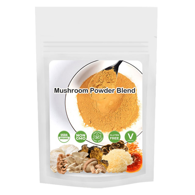 Organic Mushroom Blend Powder Mushroom Mix Powder Mushroom Complex Powder